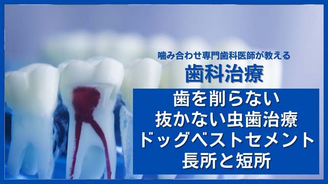 ドッグベスセメントの長所と短所を解説｜香川県高松市の咬み合わせ専門　吉本歯科医院