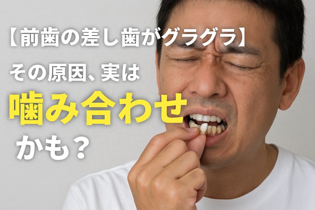 差し歯がグラグラする本当の理由——骨が減る原因は「噛み合わせ」にあり【香川県高松市・吉本歯科医院】