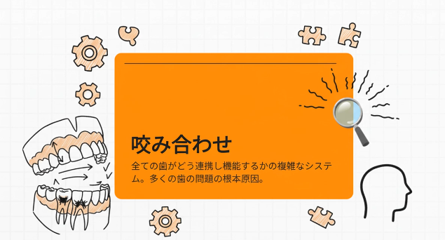 繰り返す虫歯｜虫歯菌ではなく咬み合わせが原因かもしれません｜咬み合わせ専門歯科　香川県高松市の吉本歯科医院