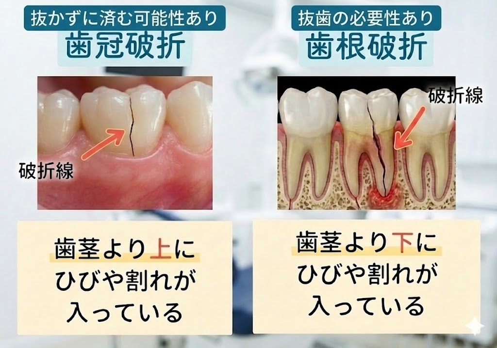 歯根破折で抜歯の原因と対策|歯にひび・歯が割れた|咬み合わせ専門の吉本歯科医院【香川県高松市】