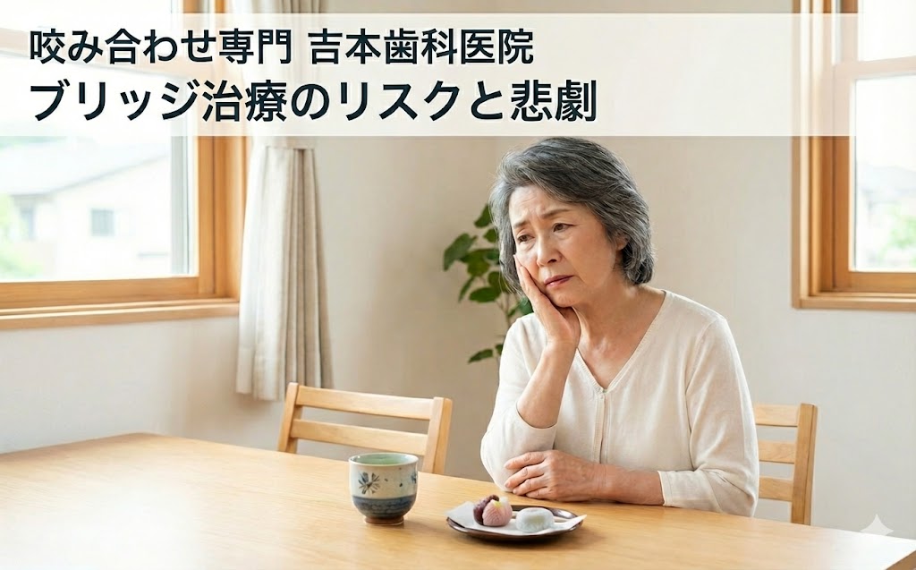 健康な歯を削る「ブリッジ治療」の悲劇をご存知ですか？｜かみあわせ専門の吉本歯科医院【香川県高松市】