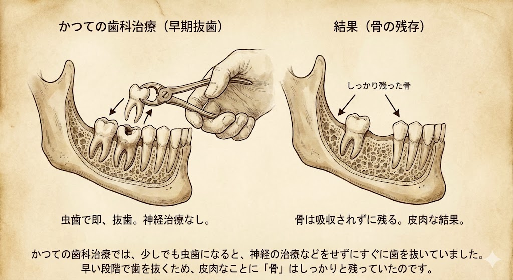 昔の人は入れ歯で噛めていた｜咬み合わせ専門の吉本歯科医院【香川県高松市】