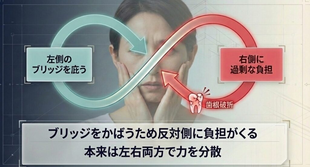 【50代の抜歯】左右両方がブリッジになる不安…総入れ歯への「連鎖崩壊」を防ぐ最後の選択肢とは?|咬み合わせ専門の吉本歯科医院【香川県高松市】