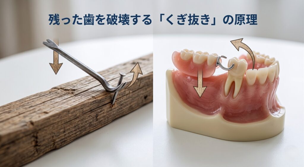 部分入れ歯のバネをかけた歯が次々抜ける理由｜咬み合わせ専門の吉本歯科医院【香川県高松市】