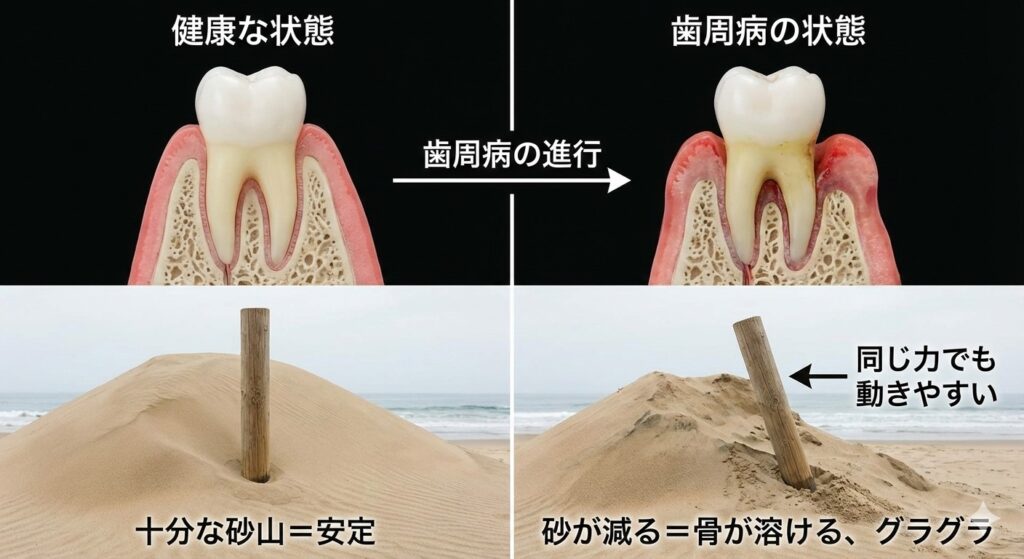 歯は一生動き続ける｜咬み合わせ専門の吉本歯科医院【香川県高松市】