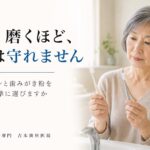 歯ブラシと歯みがき粉、何を基準に選んでいますか。強く磨くほど歯が守れるわけではない理由｜香川県高松市の咬み合わせ専門歯科　𠮷本歯科医院
