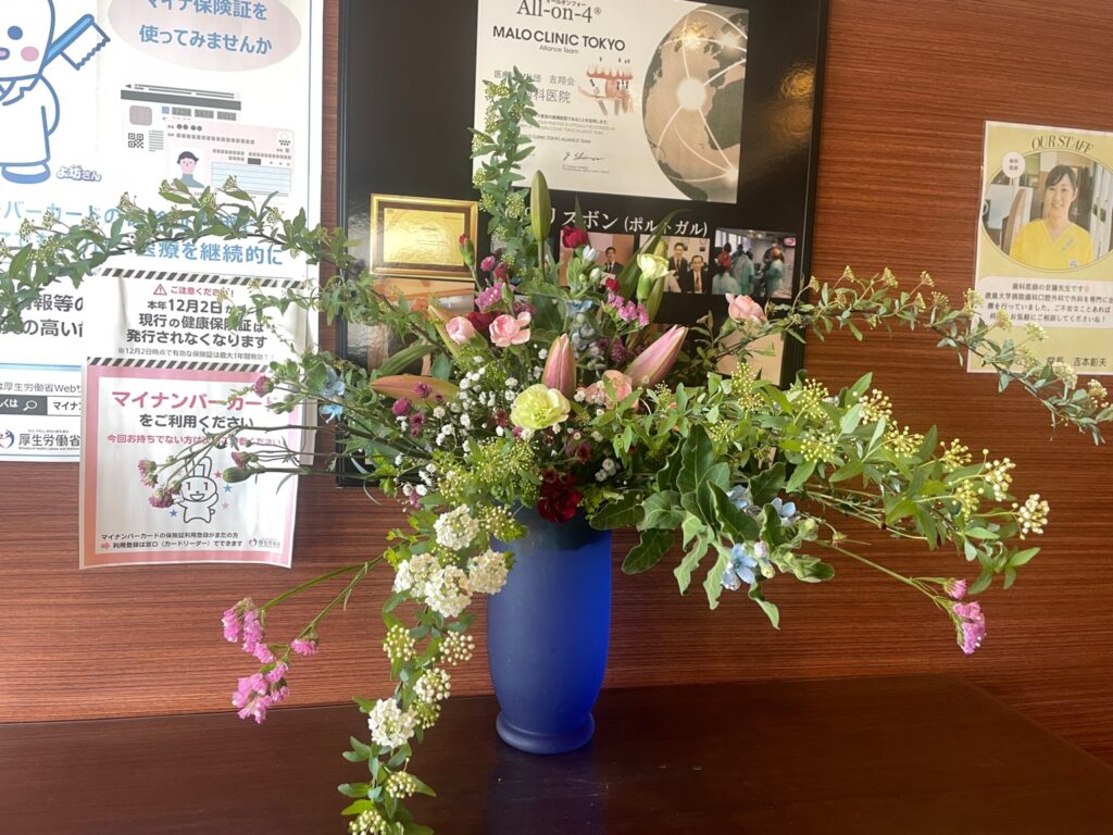 今週のお花｜香川県高松市のかみ合わせ専門歯科　吉本歯科医院